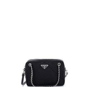 Prada Camera Bag Quilted Tessuto Small #239753P14B